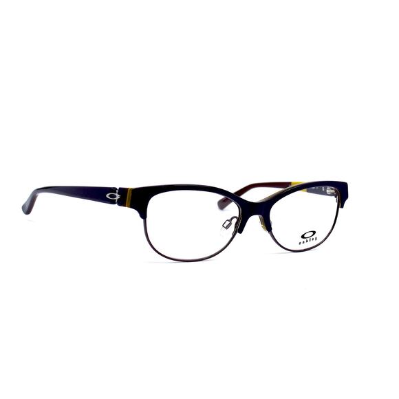 100% AUTHENTIC OAKLEY OX1108 EYEGLASSES DARK PURPLE FRAME NEW - Picture 1 of 10